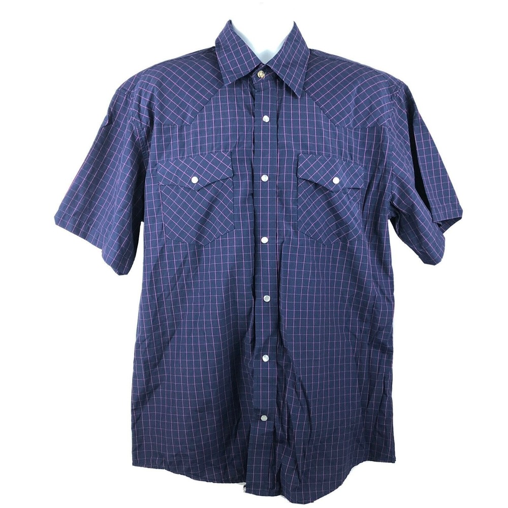 Cowboy Legend Men's Western Rodeo Shirt Size‎ XL Pearl Snaps Ranch Farmer Cowboy